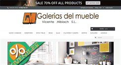 Desktop Screenshot of galeriasdelmueble.com